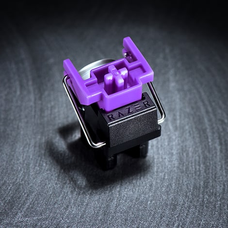 Razer opto-mechanical clicky switch (purple)