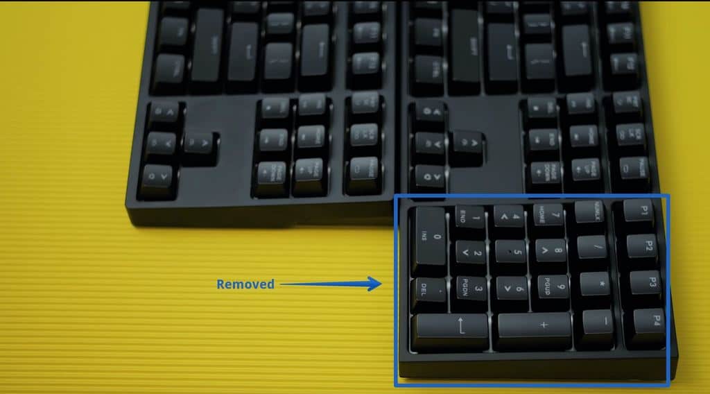 how many keys does a tkl keyboard have